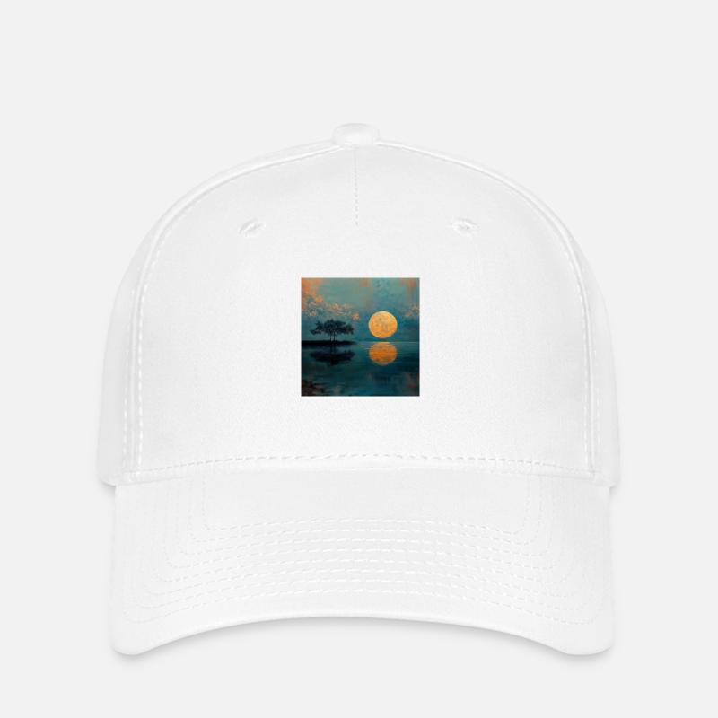 Sonnenuntergang - Flexfit Cap - Weiß