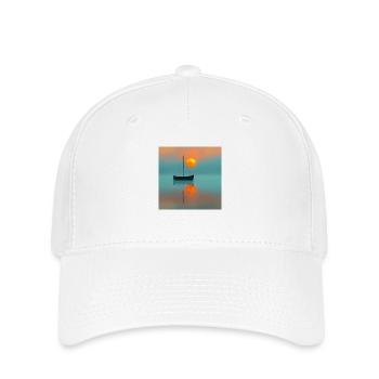 Lever du soleil - Casquette Flexfit - blanc - Devant