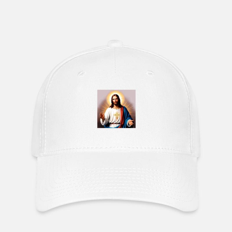 Jesus - Flexfit Cap - Weiß