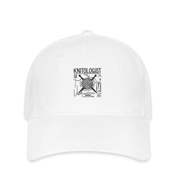 Expertise créative en tricot - Casquette Flexfit - blanc - Devant