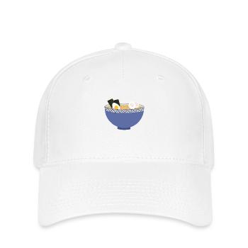 Ramen-Schale - Flexfit Cap - Weiß - Vorne
