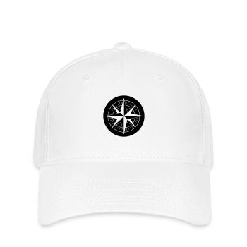 kompass - Flexfit Cap - Weiß - Vorne