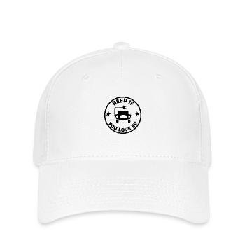 Die E Auto Fans - Flexfit Cap - Weiß - Vorne