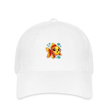goldfish - Flexfit Cap - white - Front