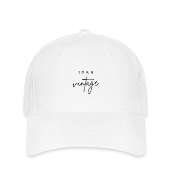 Anniversaire 1955 vintage - Casquette Flexfit - blanc - Devant