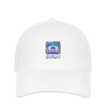 JOUEZ MAINTENANT - Casquette Flexfit - blanc - Devant