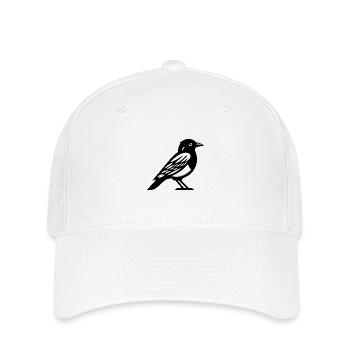 Oiseau - Casquette Flexfit - blanc - Devant