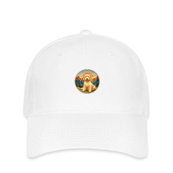 Golden Doodles Berge Jahrgang - Flexfit Cap - Weiß - Vorne