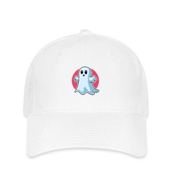 Spooky Cute Ghost - Flexfit Cap - white - Front