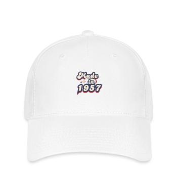 Made in 1957 retro - Casquette Flexfit - blanc - Devant