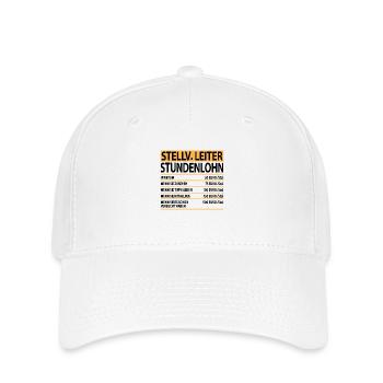 Stellvertretender Stellv Leiter Leitung Sprüche - Flexfit Cap - Weiß - Vorne