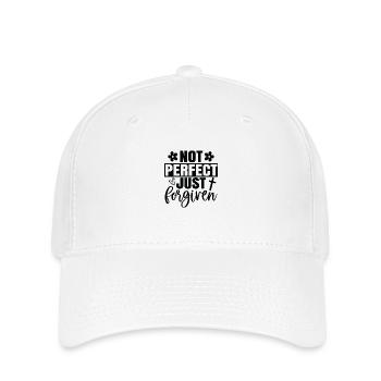 Pas parfait, juste pardonné - Casquette Flexfit - blanc - Devant