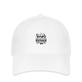 Simplement béni - Casquette Flexfit - blanc - Devant
