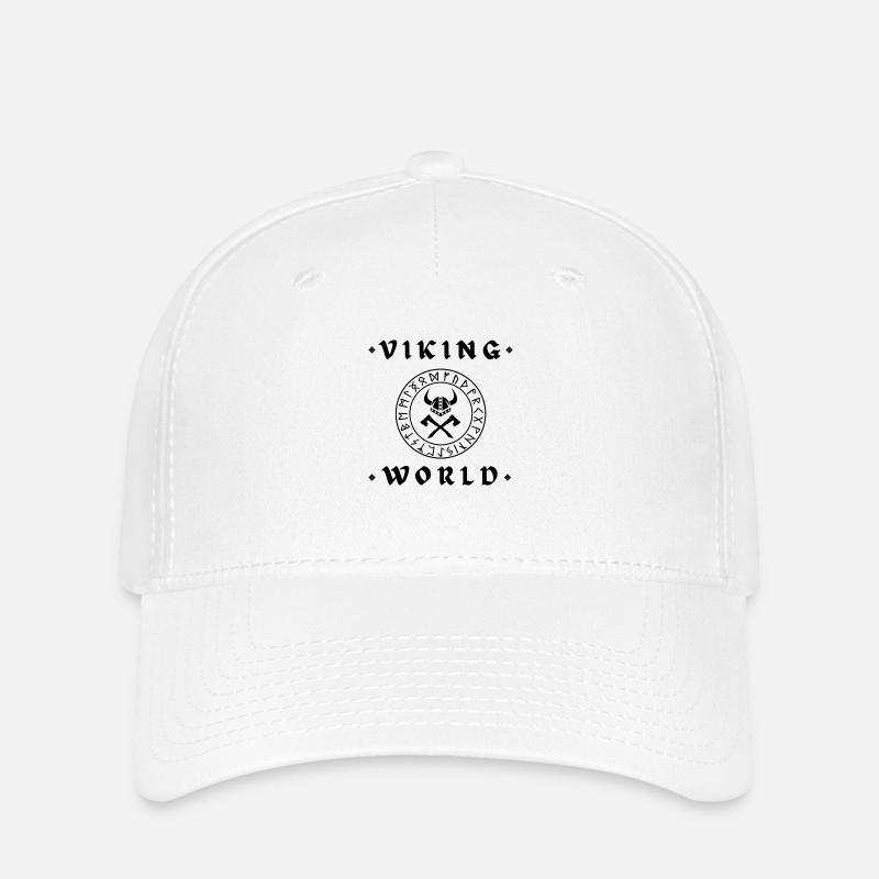 Le monde des vikings - Casquette Flexfit - blanc