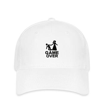 Game over für den zukünftigen Bräutigam - Flexfit Cap - Weiß - Vorne