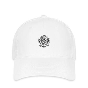 No Plastic - Casquette Flexfit - blanc - Devant