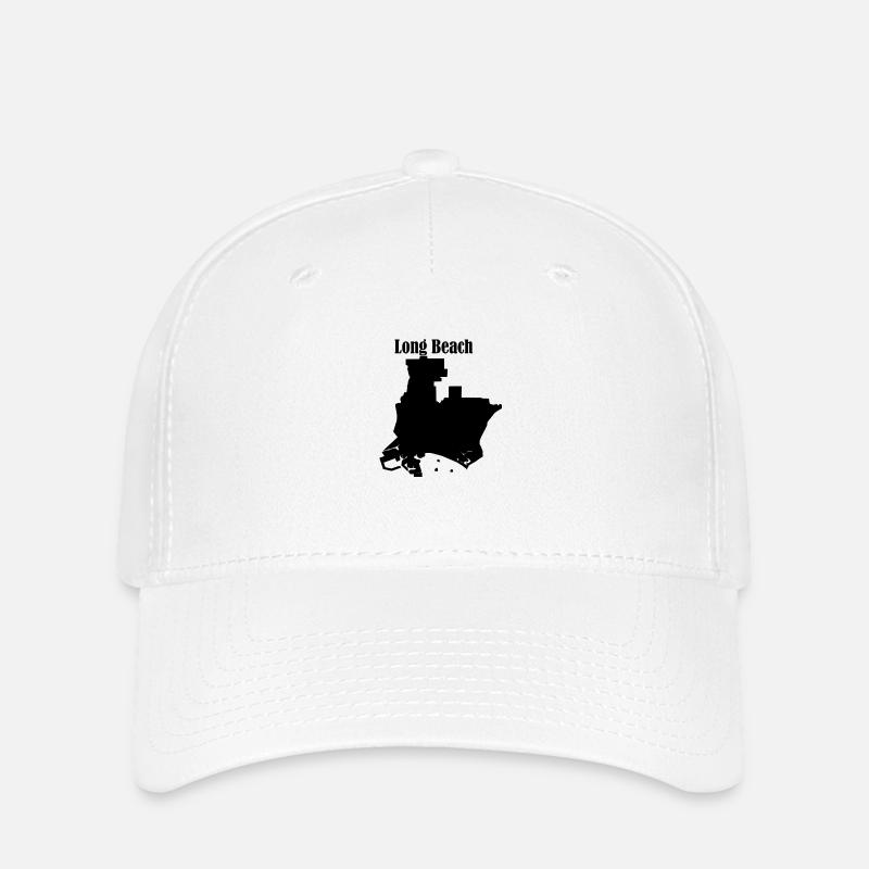 Long beach - Flexfit Cap - white