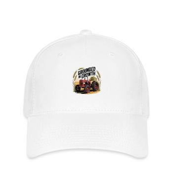 Grounded in Growth - Flexfit Cap - white - Front