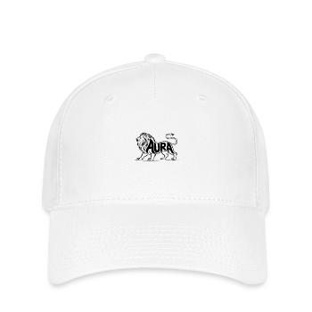 Aura - Cool Lion Logo - Flexfit Cap - white - Front