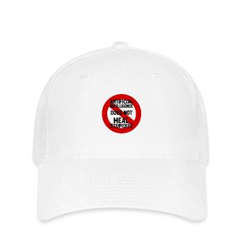 AI does not heal stupidity - Flexfit Cap - white - Front