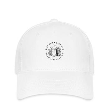 Bees here - Oder ich fall um! - Flexfit Cap - white - Front