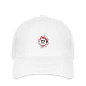 Caisse de bière, caisse de bière - Casquette Flexfit - blanc - Devant