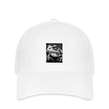 Frog Portrait - Flexfit Cap - white - Front