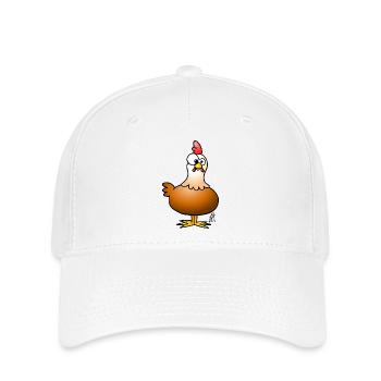 Poulet - Casquette Flexfit - blanc - Devant