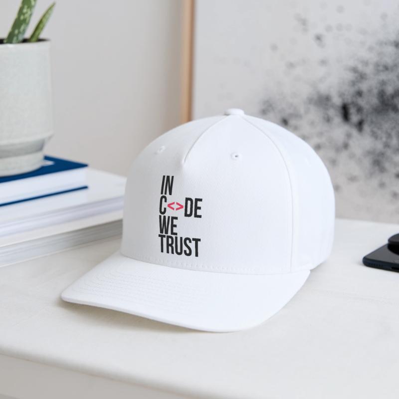 in code we trust ! Casquette Flexfit