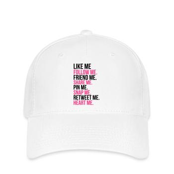 Like Me - Flexfit Cap - white - Front