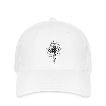 Sonne Tattoo - Flexfit Cap - Weiß - Vorne
