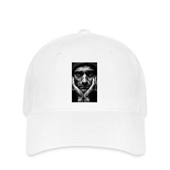 Thinking Guy - Flexfit Cap - Weiß - Vorne
