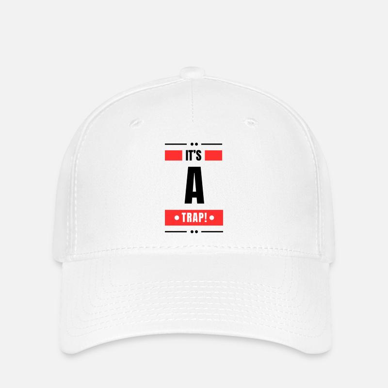 Falle! - Flexfit Cap - Weiß