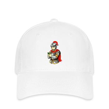 Knight with smartphone - Flexfit Cap - white - Front