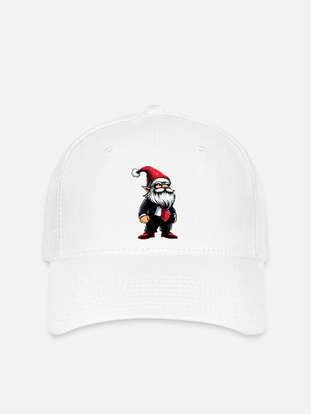 Chef Wichtel Weihnachts Gnom - Flexfit Cap - Weiß