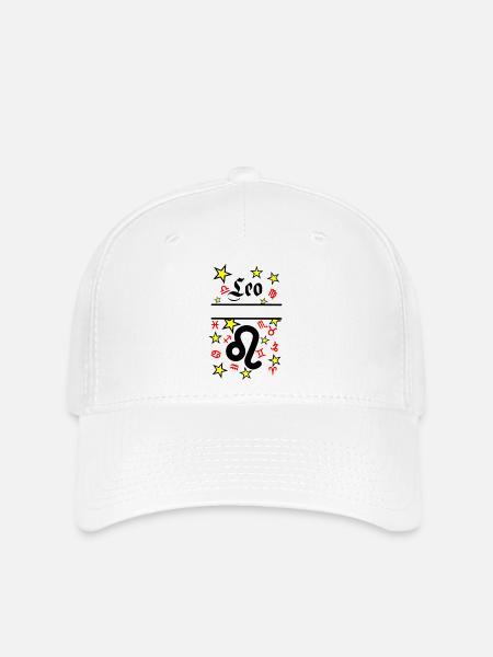 Löwe Sternzeichen Löwe - Flexfit Cap - Weiß