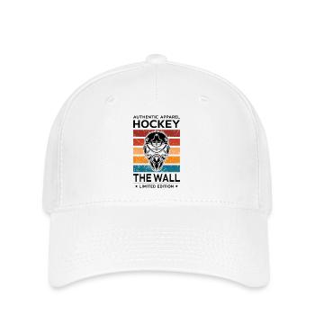 Hockey the Wall - Flexfit Cap - Weiß - Vorne