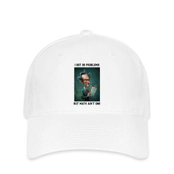 I got 99 Problems but Math ain't One - Flexfit Cap - white - Front