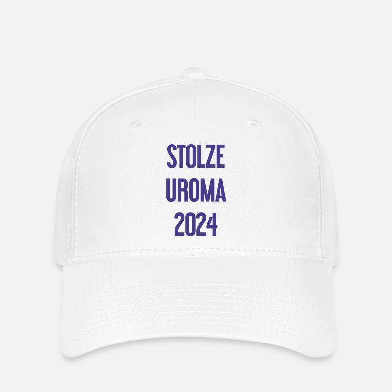 Stolze Uroma 2024 - Flexfit Cap - Weiß