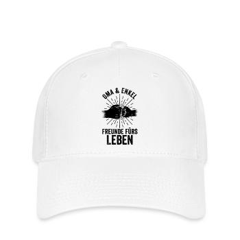 Grand-mère Petit-fils Mamie - Casquette Flexfit - blanc - Devant