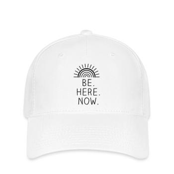 Be Here Now - Flexfit Cap - Weiß - Vorne