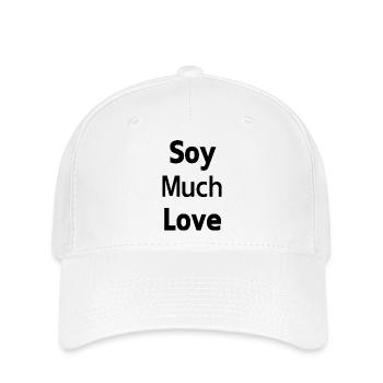 Tofu and tenderness - Soy much love - Flexfit Cap - white - Front