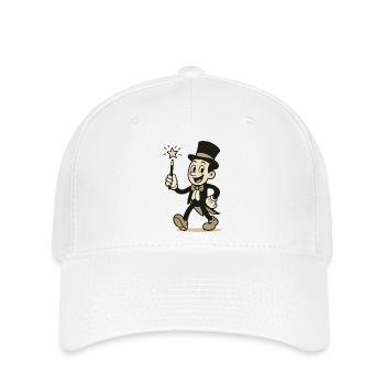zauberer comic - Flexfit Cap - Weiß - Vorne