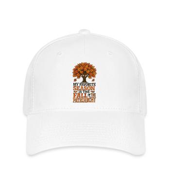 Meine Lieblingsjahreszeit ist der Fall des Patriarchats - Flexfit Cap - Weiß - Vorne