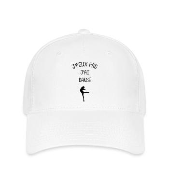 J’peux pas, j’ai danse - Casquette Flexfit - blanc - Devant