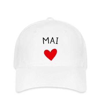 Mom-to-be May – Baby on the way ❤️ - Flexfit Cap - white - Front
