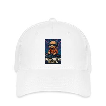 DJ Maltipoo – Paw-sitive Beats im Nachtclub - Flexfit Cap - Weiß - Vorne