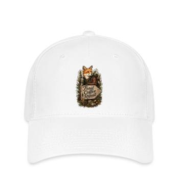 Trail Coffee Repeat Fox - Flexfit Cap - white - Front