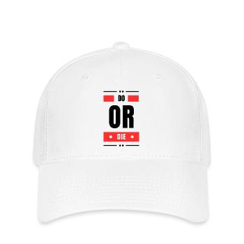 Tun oder Sterben - Flexfit Cap - Weiß - Vorne