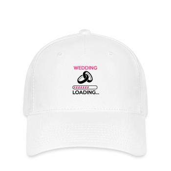 wedding loading - Stag do - hen party - Flexfit Cap - Weiß - Vorne